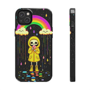 Rainbow Skeleton Lollipop Tough Phone Case LavenderCeleste