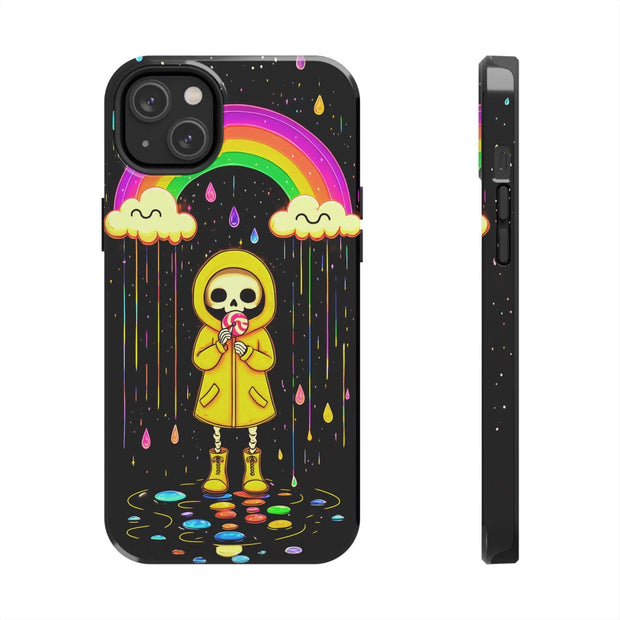 Rainbow Skeleton Lollipop Tough Phone Case LavenderCeleste