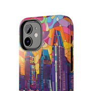 San Diego Skyline Pop Art Tough Phone Case LavenderCeleste