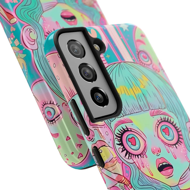 Kawaii Diner Zombies Pastel Chaos Tough Phone Case