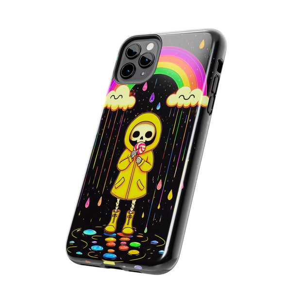 Rainbow Skeleton Lollipop Tough Phone Case LavenderCeleste