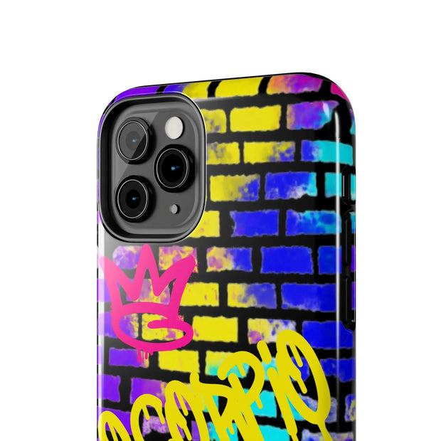 Scorpio Graffiti Wall Zodiac Tough Phone Case LavenderCeleste