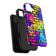 Scorpio Graffiti Wall Zodiac Tough Phone Case LavenderCeleste