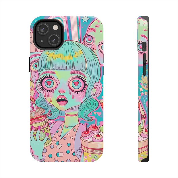 Kawaii Diner Zombies Pastel Chaos Tough Phone Case