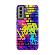 Libra Graffiti Wall Tough Phone Case – Vibrant Zodiac Street Art Design