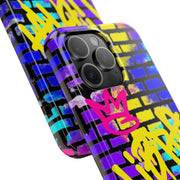 Libra Graffiti Wall Tough Phone Case – Vibrant Zodiac Street Art Design