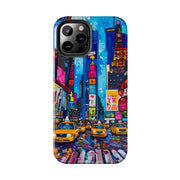Times Square NYC Pop Art Tough Phone Case LavenderCeleste
