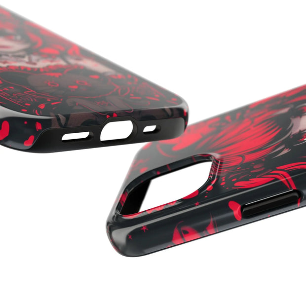 Kawaii Gothpunk Red Heart Tough Phone Case