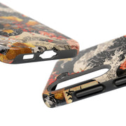 Golden Geisha Wave Japanese Art Tough Phone Case