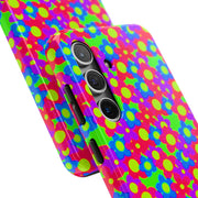 Retro Kawaii Bright Floral Pattern Tough Phone Case