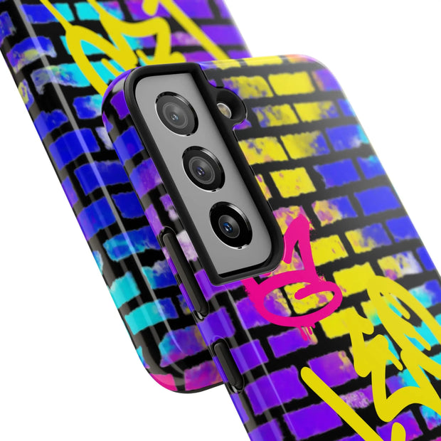 Leo Zodiac Graffiti Tough Phone Case – Vibrant Street Art Zodiac Design