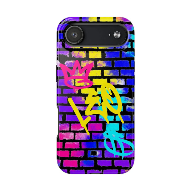 Leo Zodiac Graffiti Tough Phone Case – Vibrant Street Art Zodiac Design