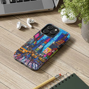 Times Square NYC Pop Art Tough Phone Case LavenderCeleste