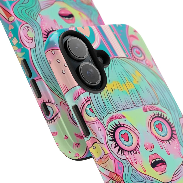 Kawaii Diner Zombies Pastel Chaos Tough Phone Case