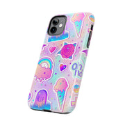 Pastel Goth Kawaii Graveyard Tough Phone Case LavenderCeleste