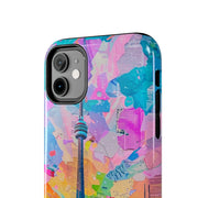 Toronto Pop Art Collage Skyline Tough Phone Case LavenderCeleste