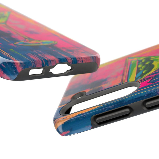 Neon Martini Pop Art Tough Phone Case Printify