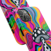 Psychedelic Rainbow Mushroom Art – Trippy Tough Case LavenderCeleste
