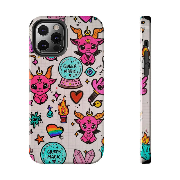 Queer Magic Pride Witchcore Tough Phone Case LavenderCeleste