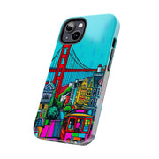 San Francisco Pop Art Colorful City Tough Phone Case LavenderCeleste