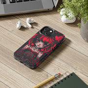 Kawaii Gothpunk Red Heart Tough Phone Case