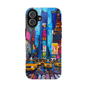 Times Square NYC Pop Art Tough Phone Case LavenderCeleste