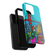 San Francisco Pop Art Colorful City Tough Phone Case LavenderCeleste