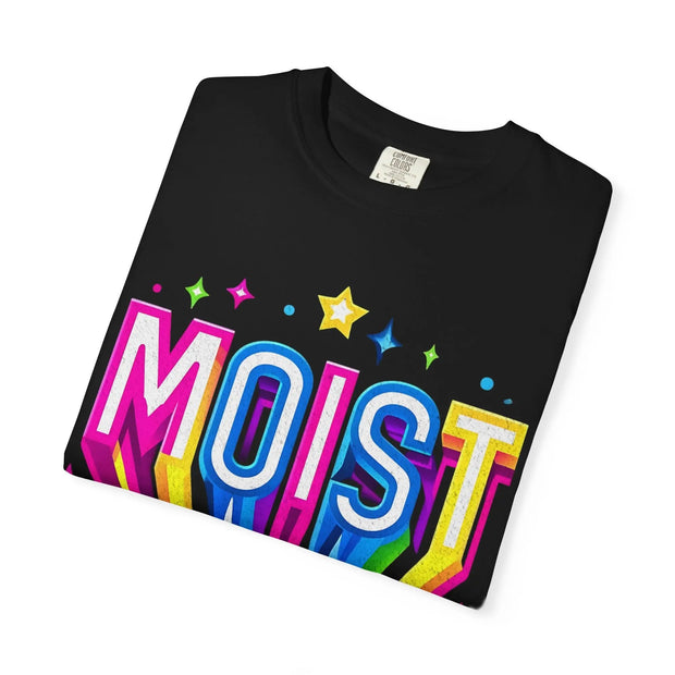 Moist Comfort Colors Tee – Bold Retro Sarcastic Statement Shirt - LavenderCeleste
