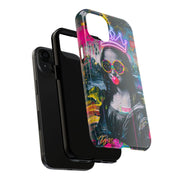 Neon Mona Lisa Pop Art Collage Tough Phone Case WOYC
