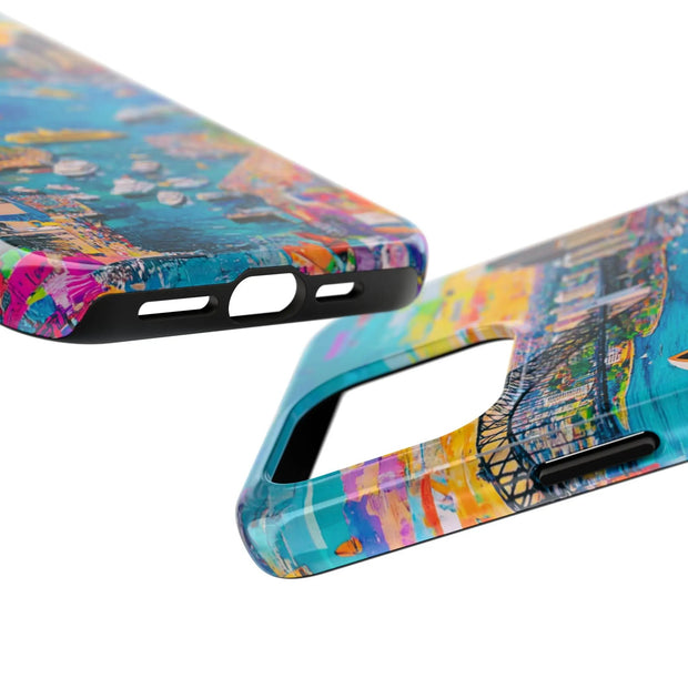 Sydney Collage Skyline Art Tough Phone Case LavenderCeleste
