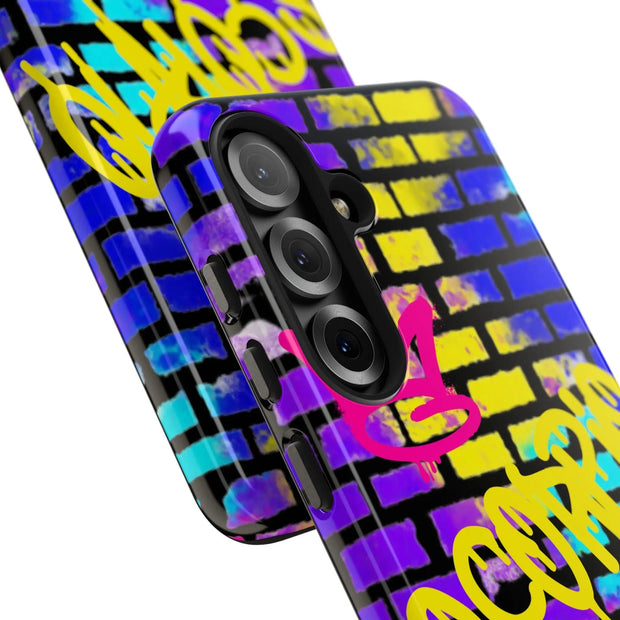 Scorpio Graffiti Wall Zodiac Tough Phone Case LavenderCeleste