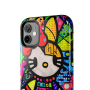 Pop Patchwork Kitty Tough Phone Case Printify