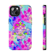 Pastel Goth Kawaii Baphomet Tough Phone Case LavenderCeleste