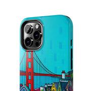 San Francisco Pop Art Colorful City Tough Phone Case LavenderCeleste