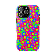 Retro Kawaii Bright Floral Pattern Tough Phone Case