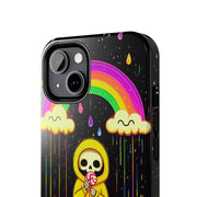 Rainbow Skeleton Lollipop Tough Phone Case LavenderCeleste