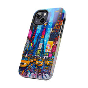 Times Square NYC Pop Art Tough Phone Case LavenderCeleste