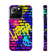 Libra Graffiti Wall Tough Phone Case – Vibrant Zodiac Street Art Design
