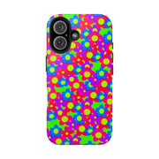 Retro Kawaii Bright Floral Pattern Tough Phone Case