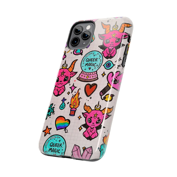 Queer Magic Pride Witchcore Tough Phone Case LavenderCeleste