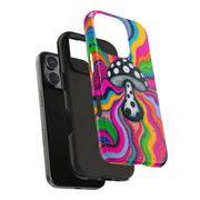 Psychedelic Rainbow Mushroom Art – Trippy Tough Case LavenderCeleste