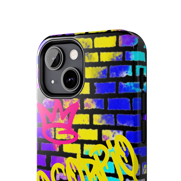 Scorpio Graffiti Wall Zodiac Tough Phone Case LavenderCeleste