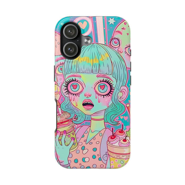 Kawaii Diner Zombies Pastel Chaos Tough Phone Case