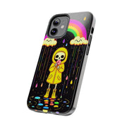 Rainbow Skeleton Lollipop Tough Phone Case LavenderCeleste