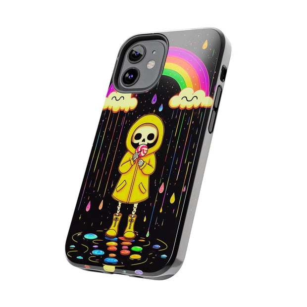 Rainbow Skeleton Lollipop Tough Phone Case LavenderCeleste