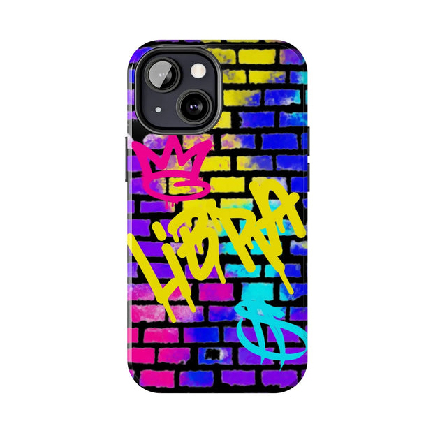 Libra Graffiti Wall Tough Phone Case – Vibrant Zodiac Street Art Design