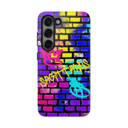 Sagittarius Graffiti Wall Zodiac Tough Phone Case LavenderCeleste