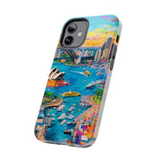 Sydney Collage Skyline Art Tough Phone Case LavenderCeleste