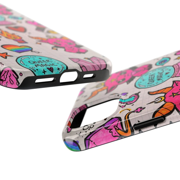 Queer Magic Pride Witchcore Tough Phone Case LavenderCeleste