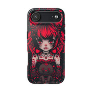 Kawaii Gothpunk Red Heart Tough Phone Case
